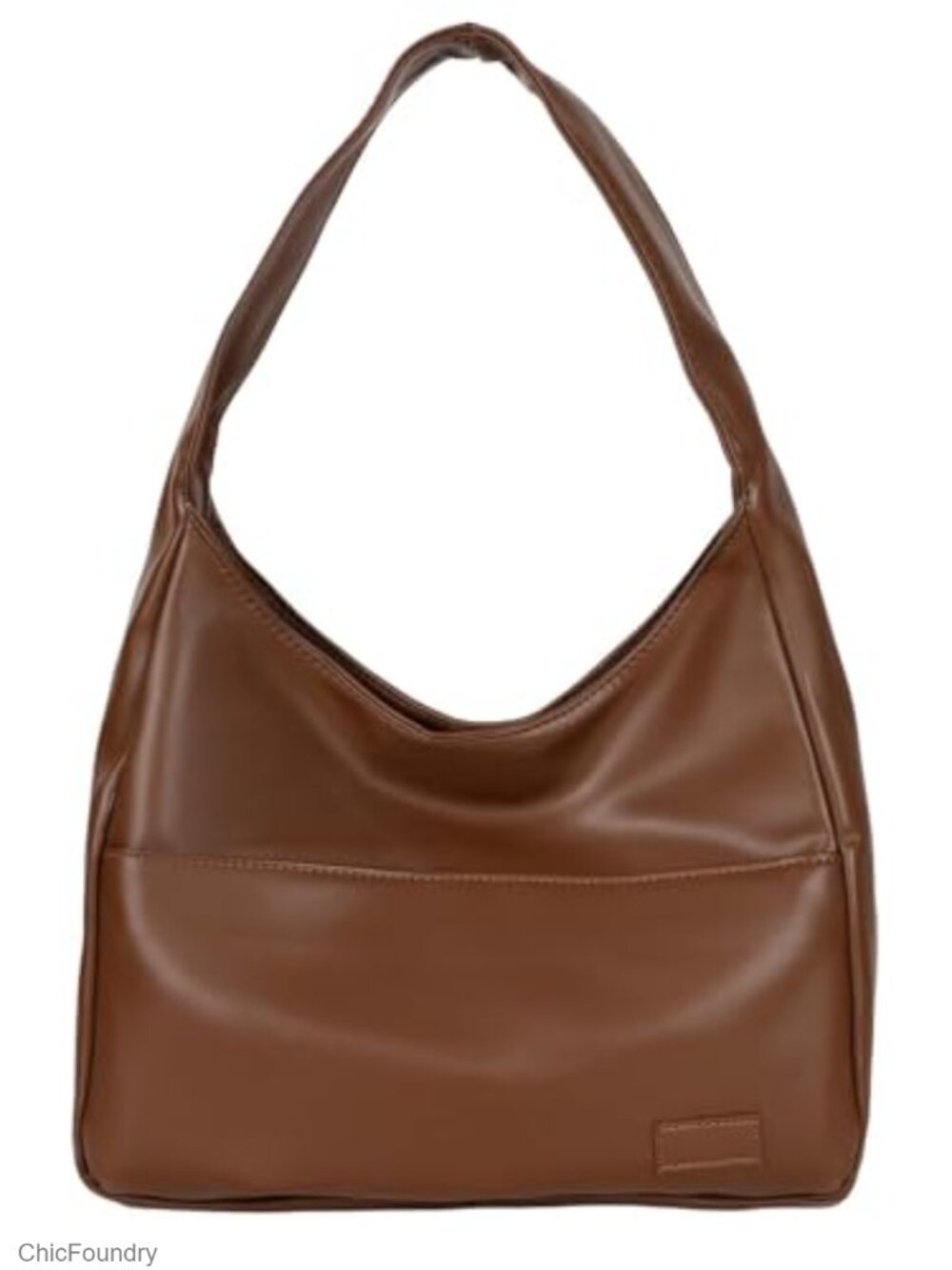 Vegan Leather Quilted Tote Bag Large Soft Shoulder Bag for Work Travel